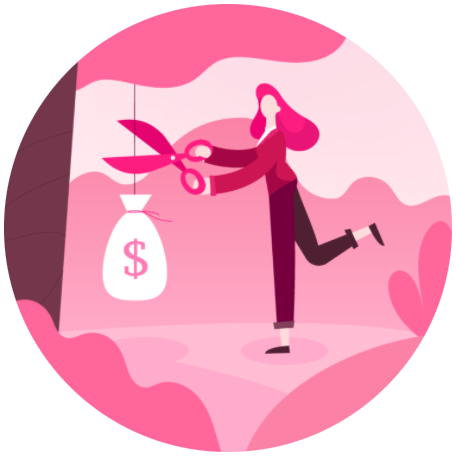 Reduce claim and risks icon