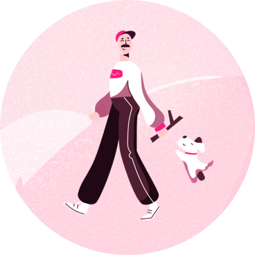 Walking person icon