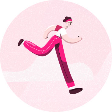 Running man icon